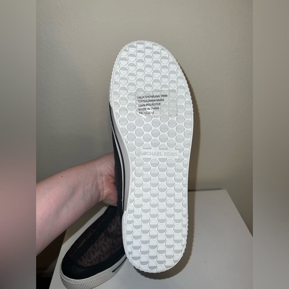 Men’s MICHAEL KORS Baxter Logo Quilted Nylon Sneaker Boots Shoes Sz 8.5 - Picture 9 of 14